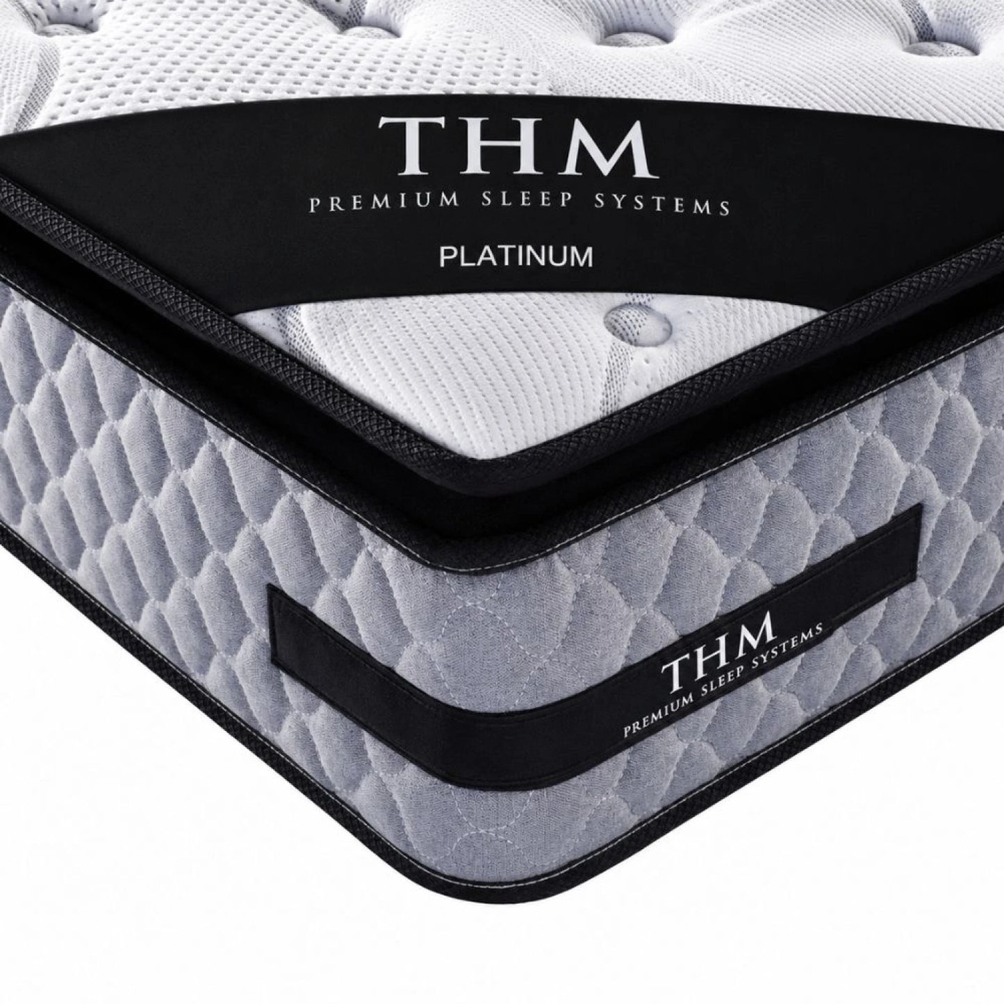 Colchon de resortes 1 Plaza THM Hybrid Platinum