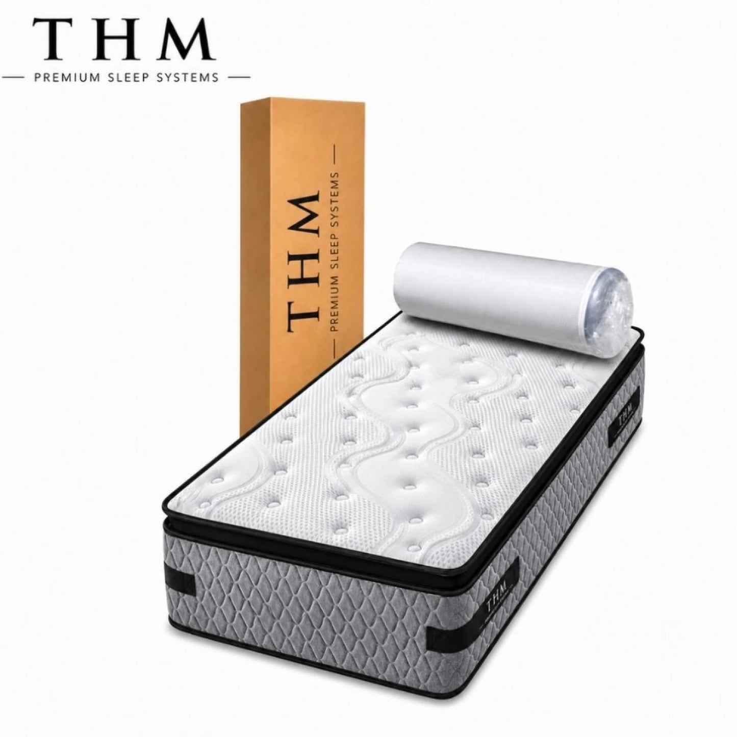 Colchon de resortes 1 Plaza THM Platinum