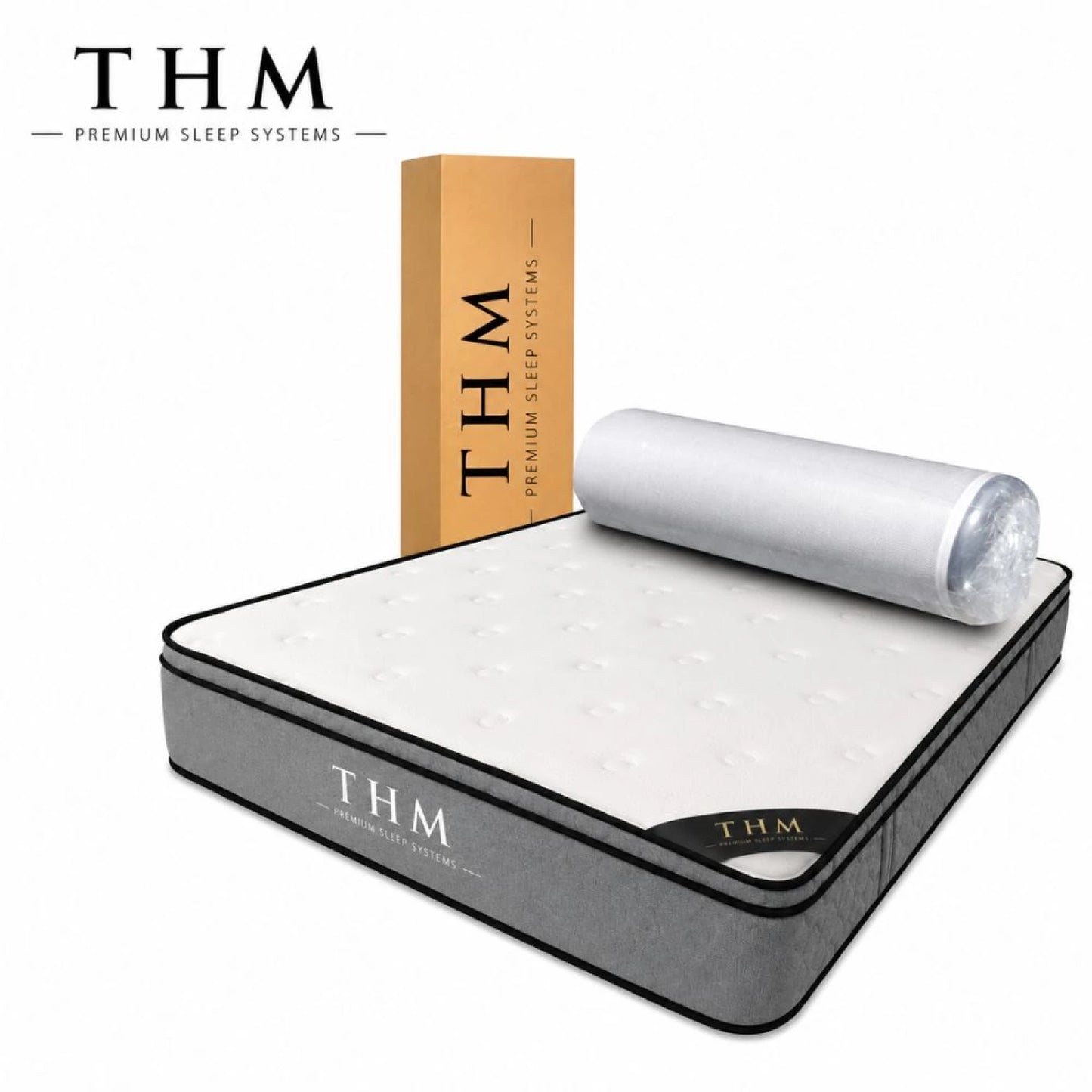 Colchon de resortes 2 plazas THM Hybrid Ruthenium