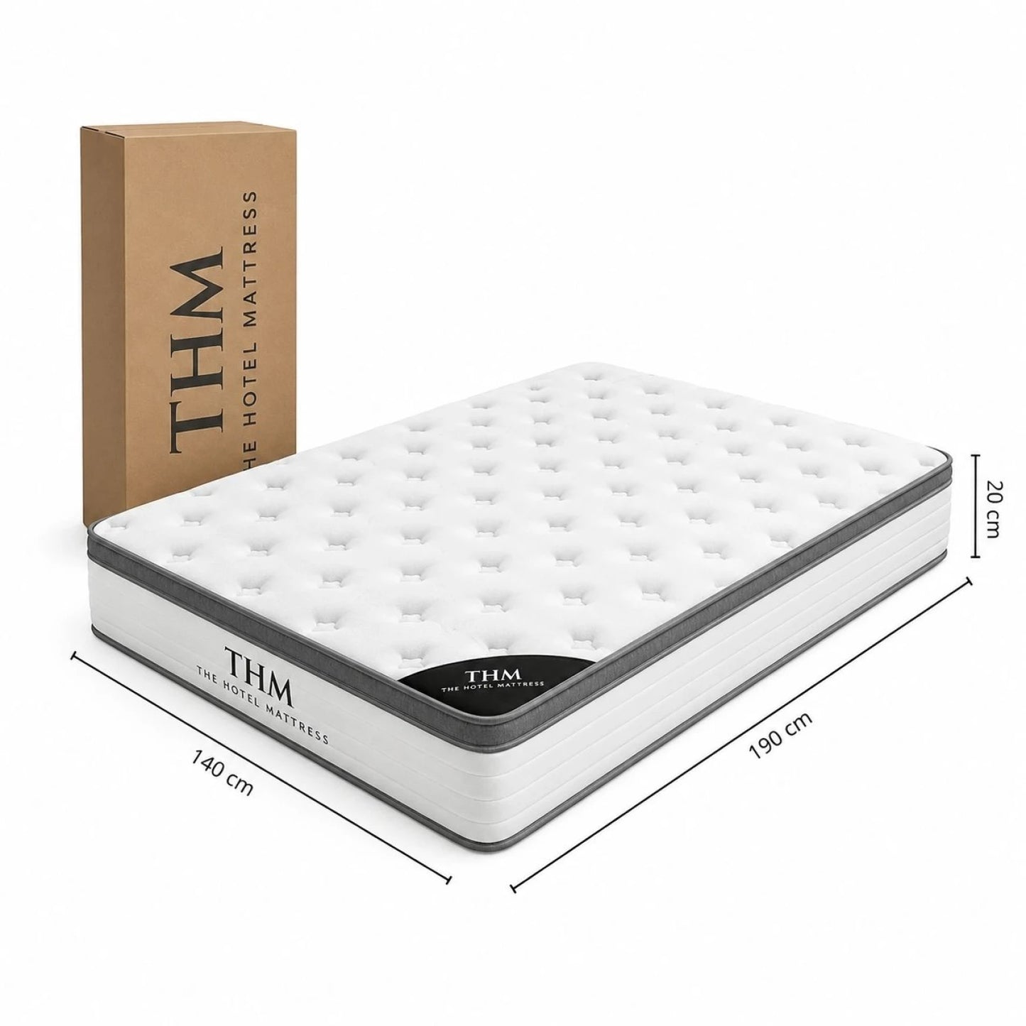 Colchon de resortes 2 Plazas THM Rhodium