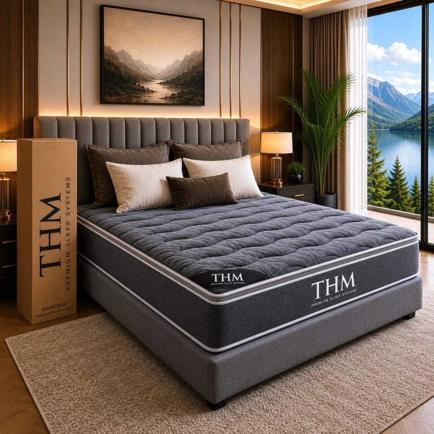 Colchon de resortes 2 Plazas THM Silver