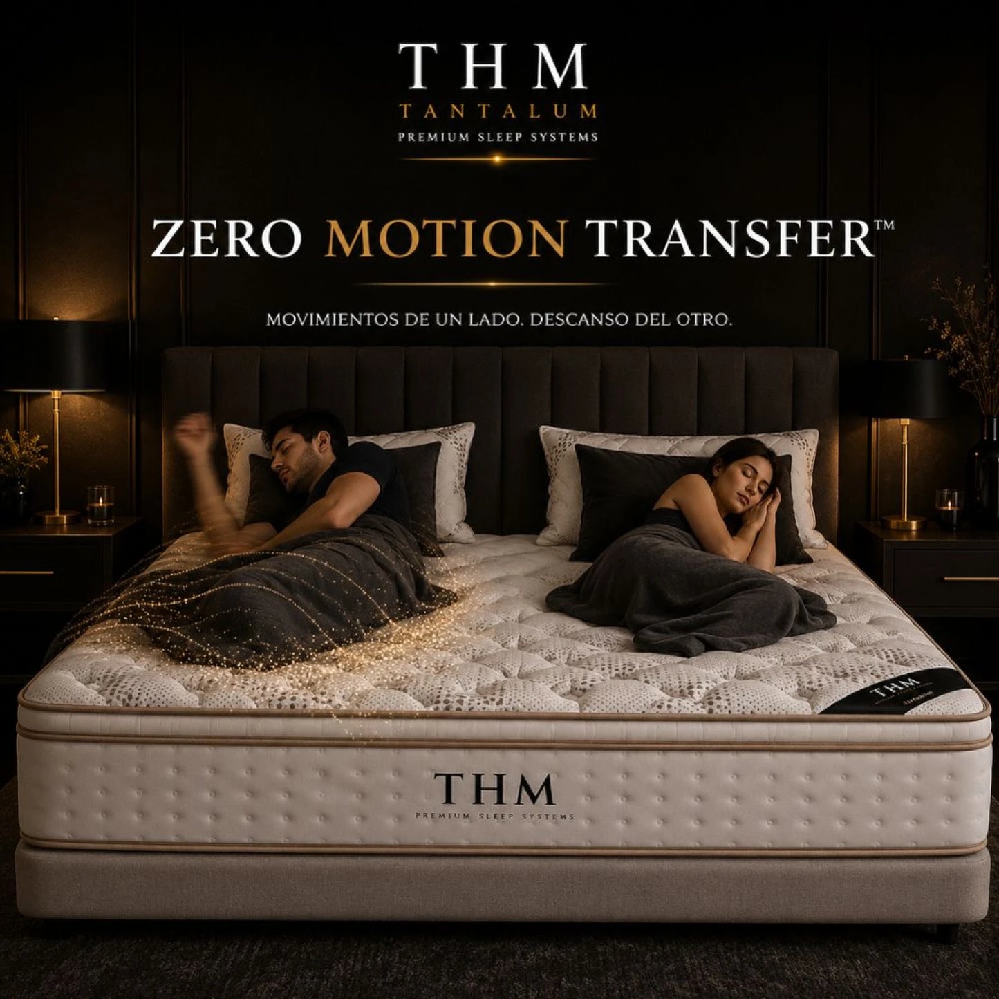 Colchon de resortes 2 Plazas THM Tantalum