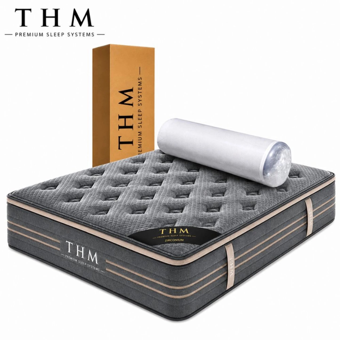 Colchon de resortes 2 Plazas THM Zirconium