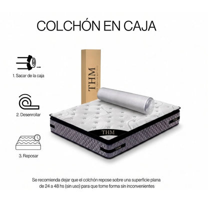 Colchon de resortes Queen THM Platinum