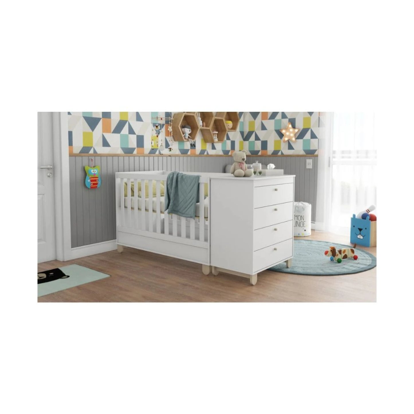 Cuna convertible Montessori