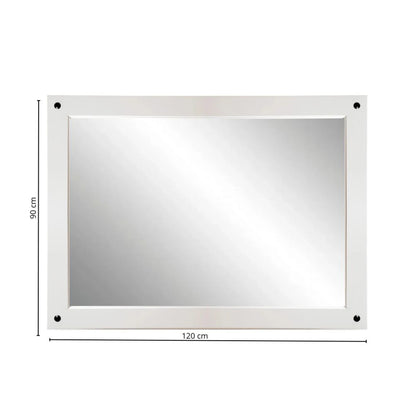 Espejo de pared Linea Naturale - Blanco