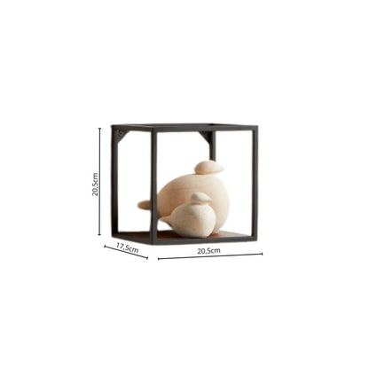 Estante cubo flotante