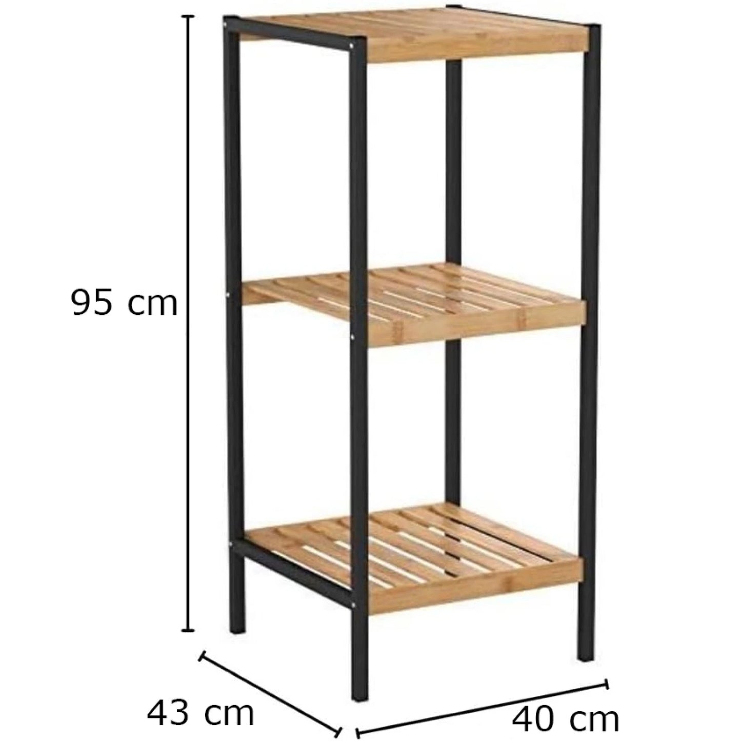Estanteria Bamboo y Metal