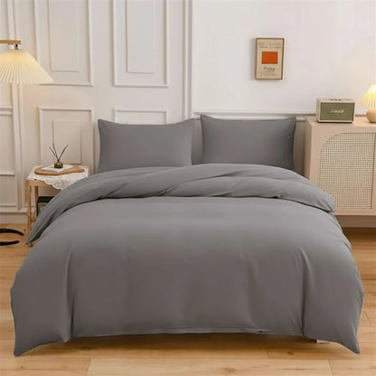 Funda Nordica 1 Plaza - Gris oscuro / Liso