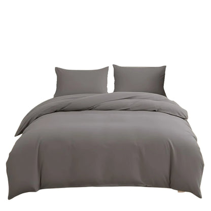 Funda Nordica 2 Plazas - Gris oscuro / Liso