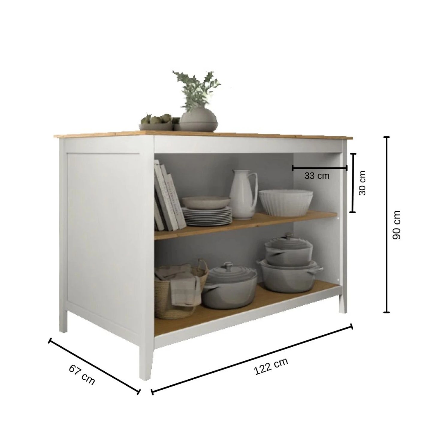 Isla de cocina Linea Rivery