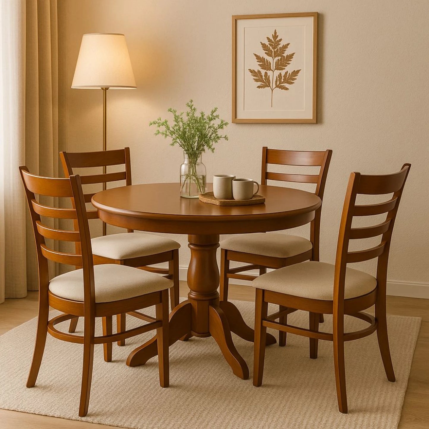 Juego de comedor 4 sillas