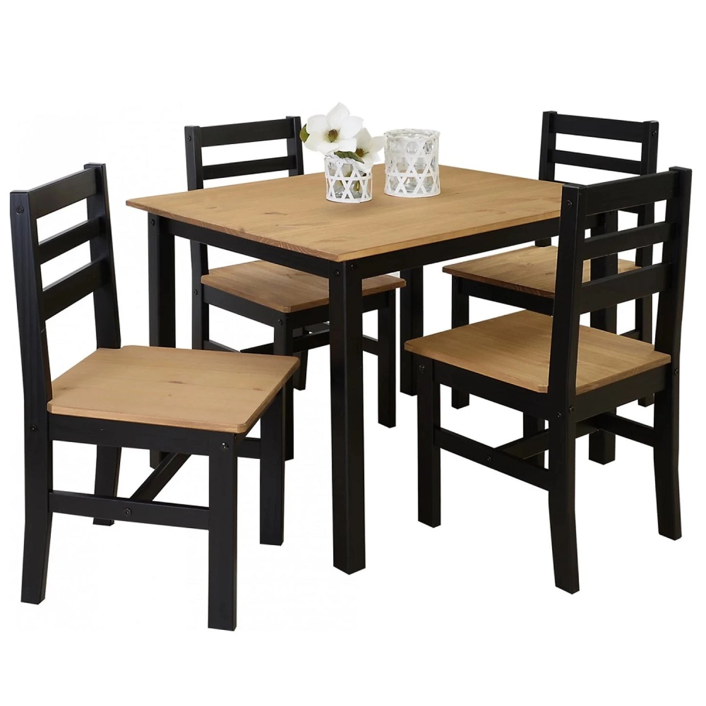 Juego de comedor 4 sillas Linea Denise