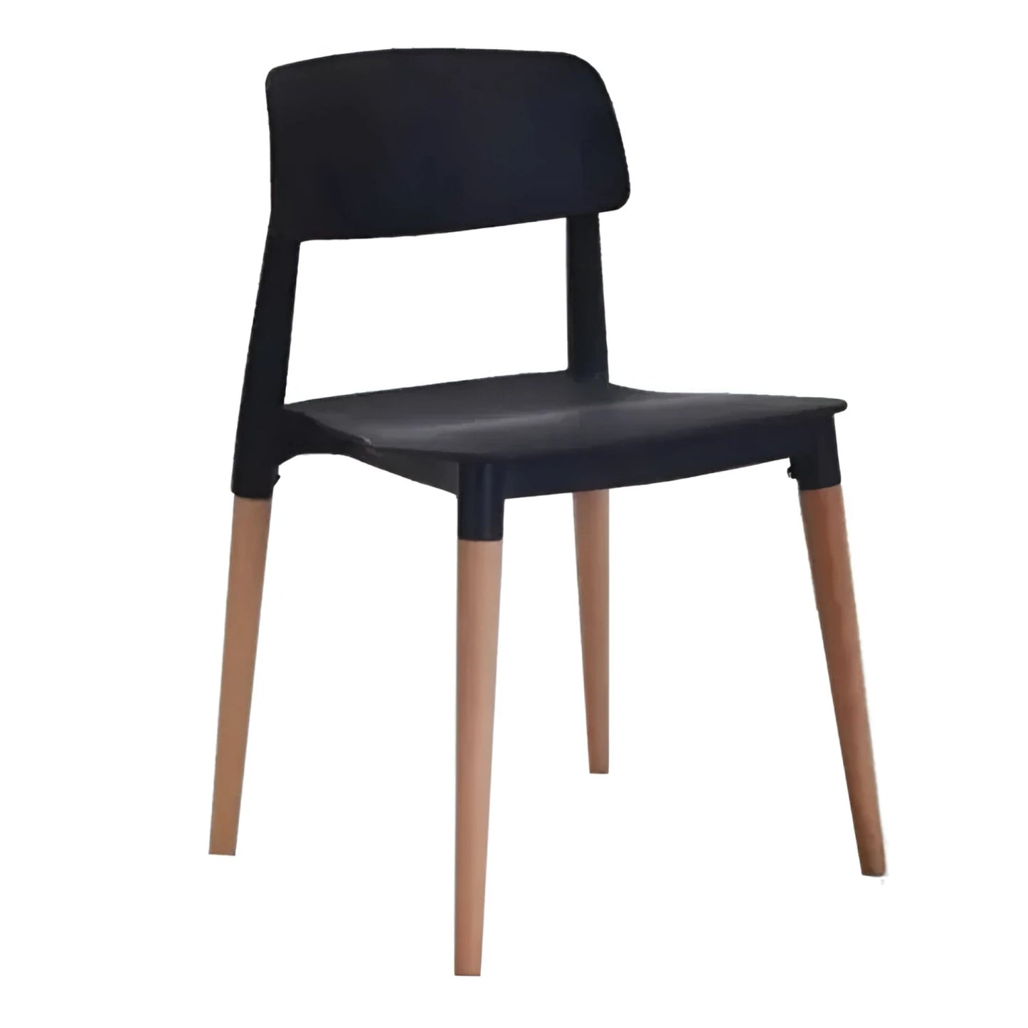 Juego de comedor 4 sillas Milan - Negro