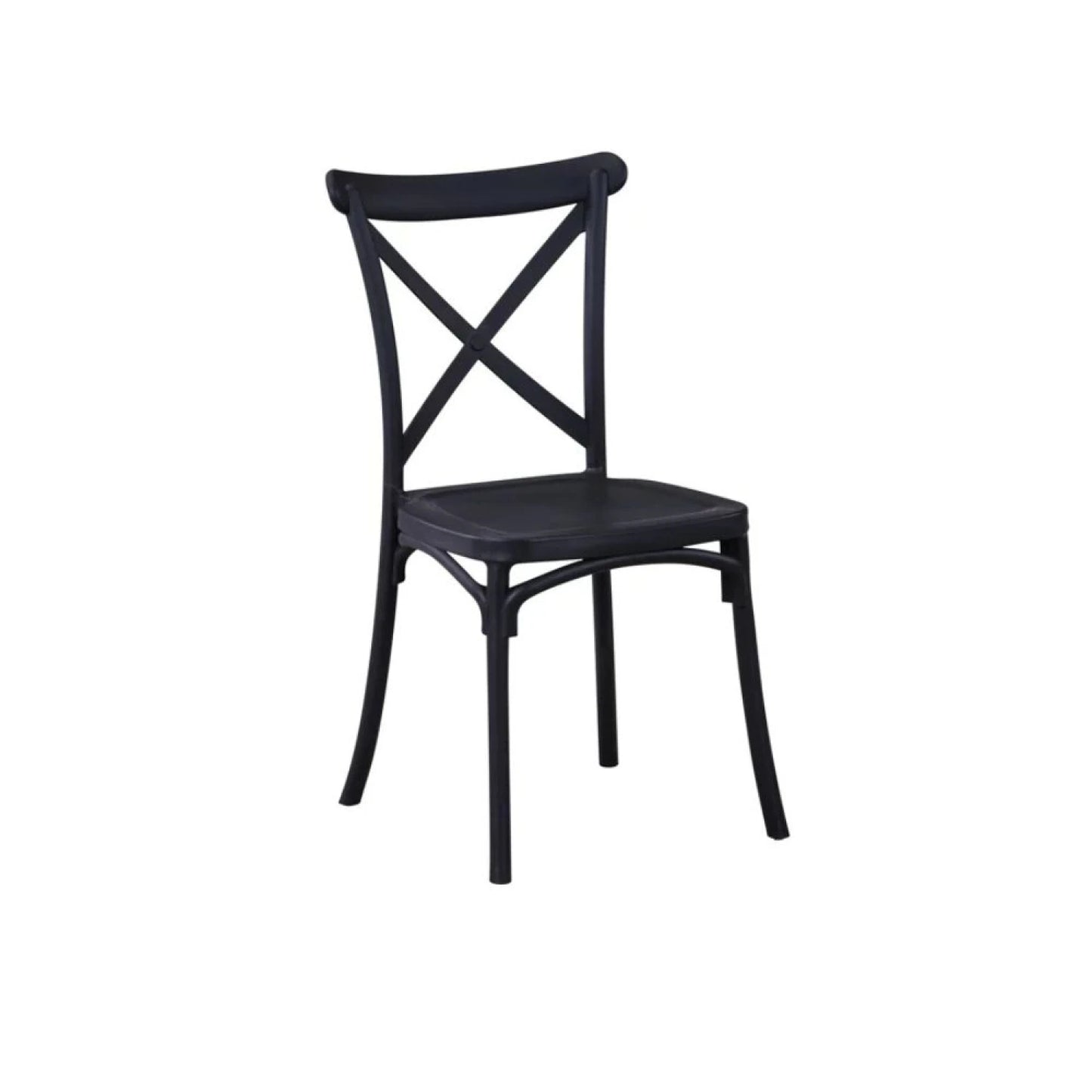 Juego De Comedor 4 Sillas Vienesas + Mesa Tulip - Negro