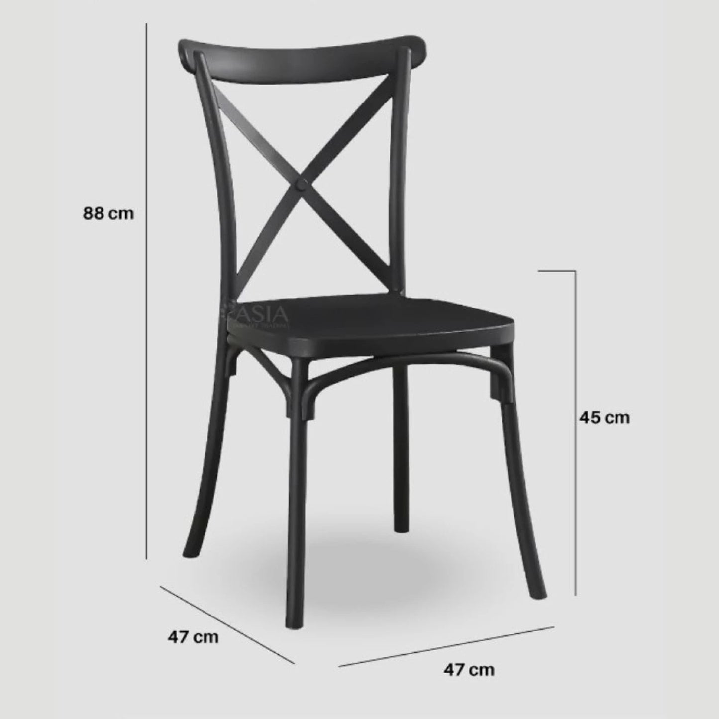 Juego De Comedor 4 Sillas Vienesas + Mesa Tulip - Negro