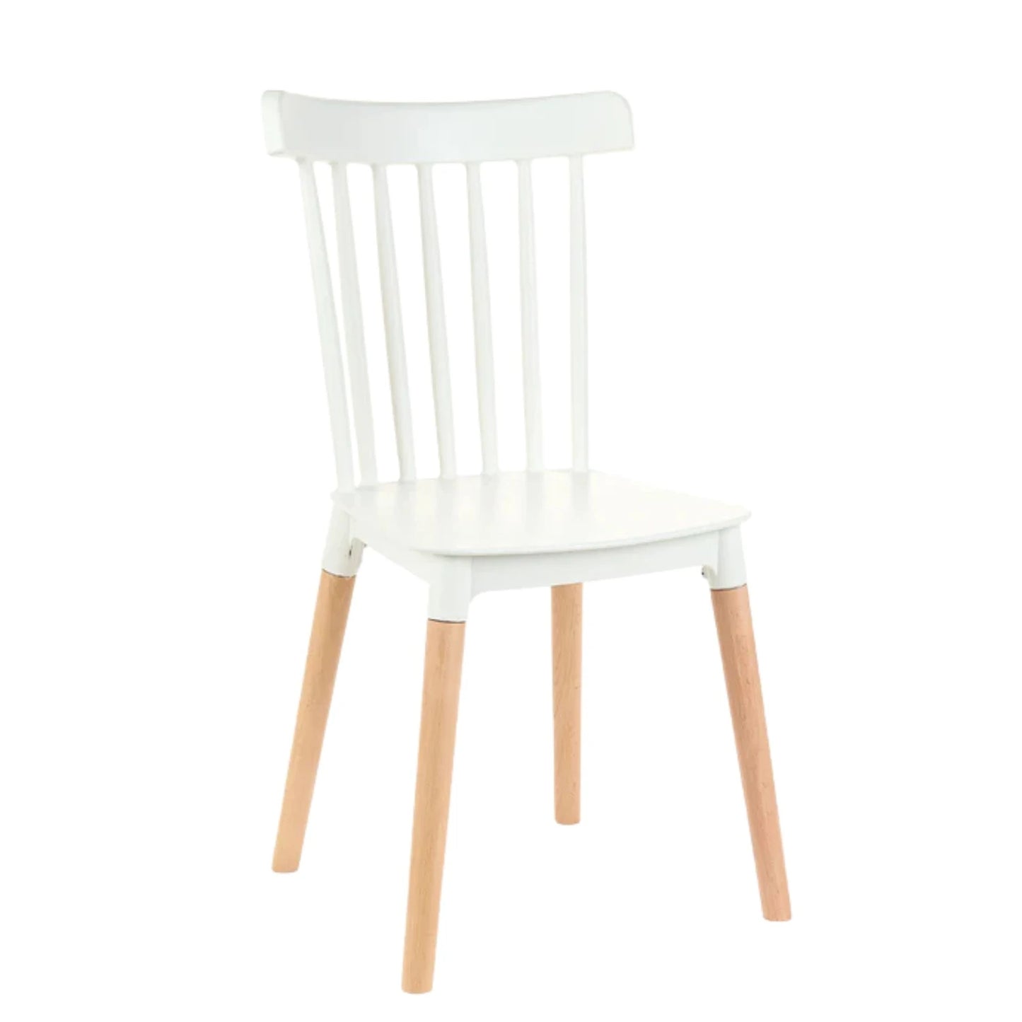 Juego de comedor 4 sillas Windsor - Blanco
