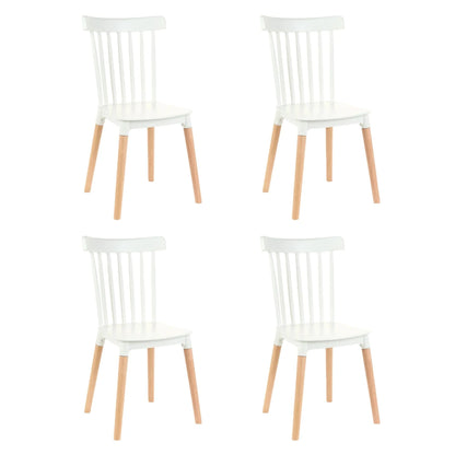 Juego de comedor 4 sillas Windsor - Blanco