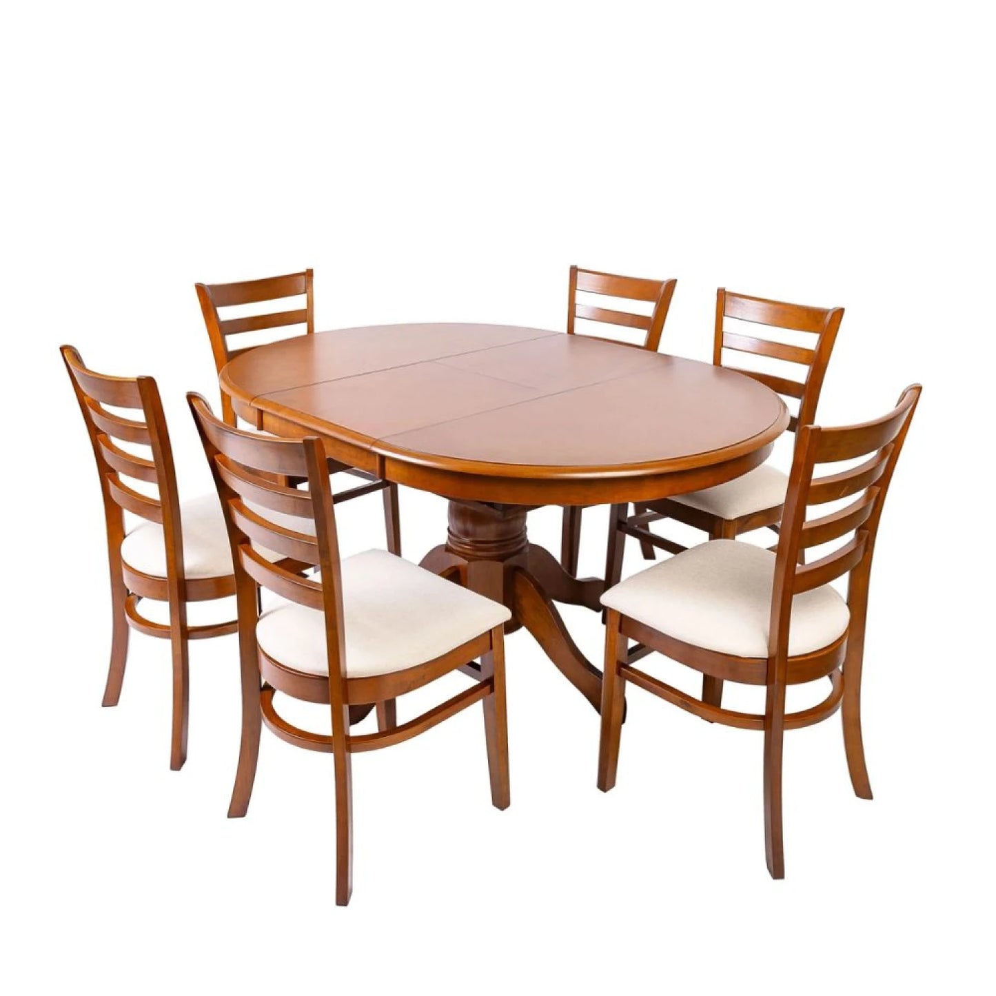 Juego de comedor 6 sillas Extensible