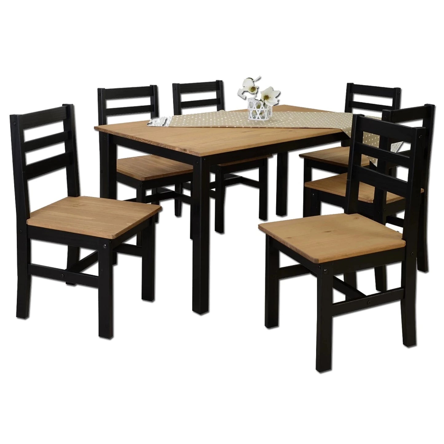 Juego de comedor 6 sillas Linea Denise