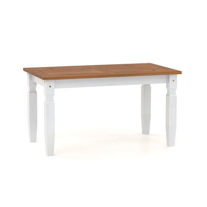 Juego de Comedor 6 Sillas Línea Naturale - Blanco/Roble