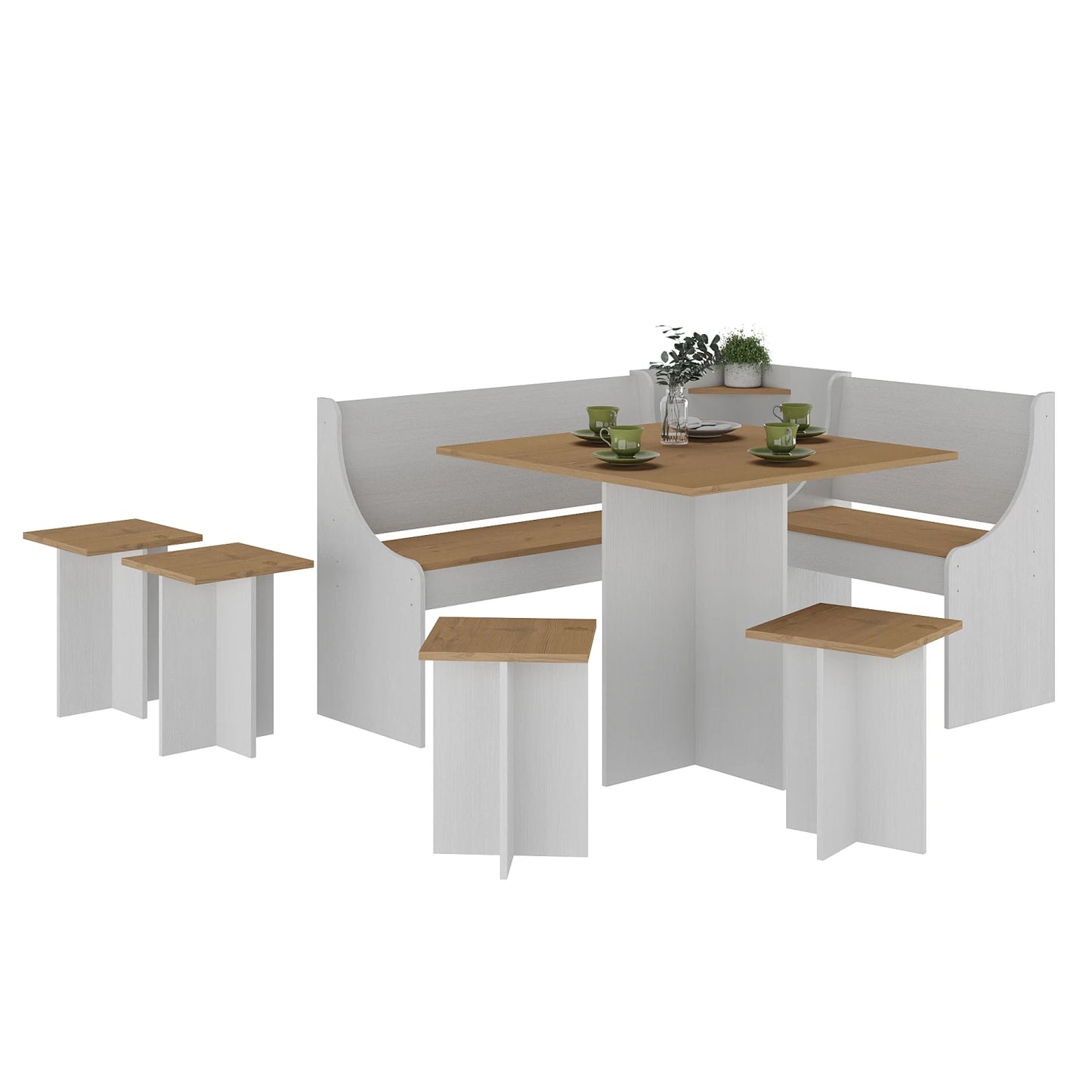 Juego de comedor esquinero Linea Veneza