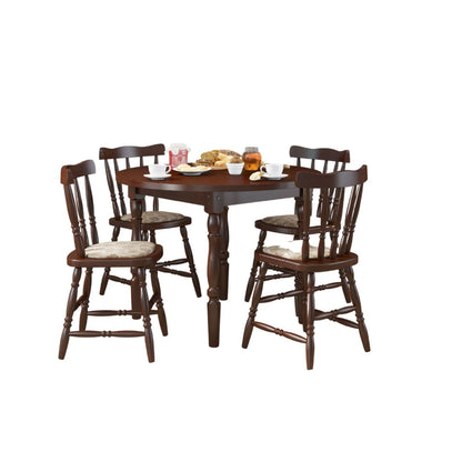 Juego de comedor Windsor 4 sillas tapizadas