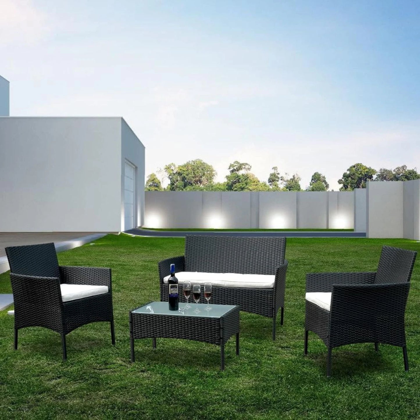 Juego de jardin Aruba Negro