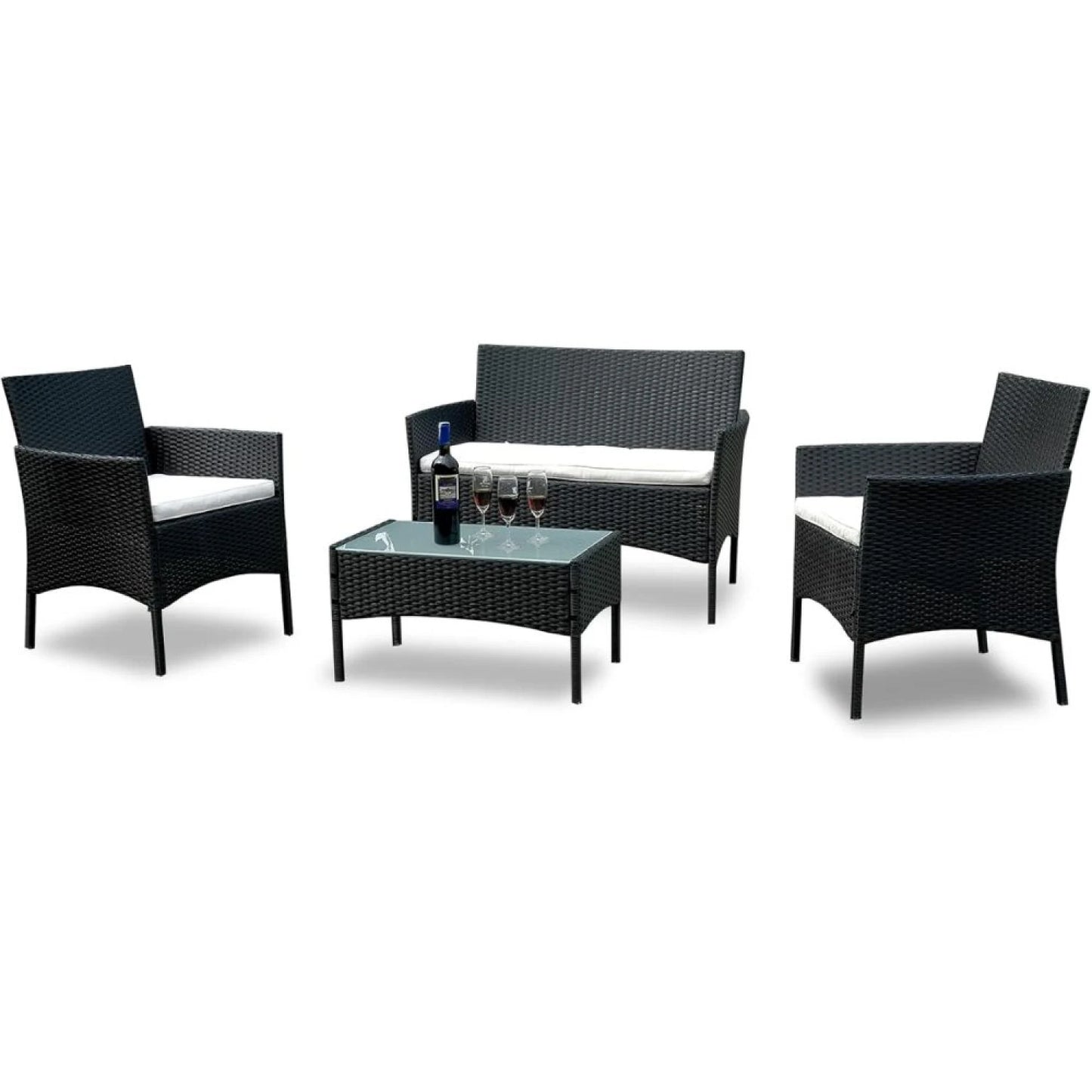 Juego de jardin Aruba Negro