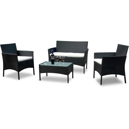 Juego de jardin Aruba Negro