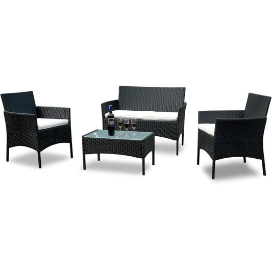 Juego de jardin Aruba Negro