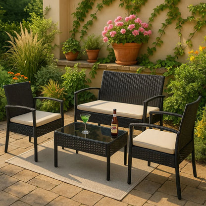 Juego de jardin Denver - Negro