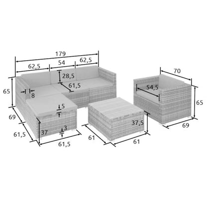Juego de jardin Manhattan - Turquesa