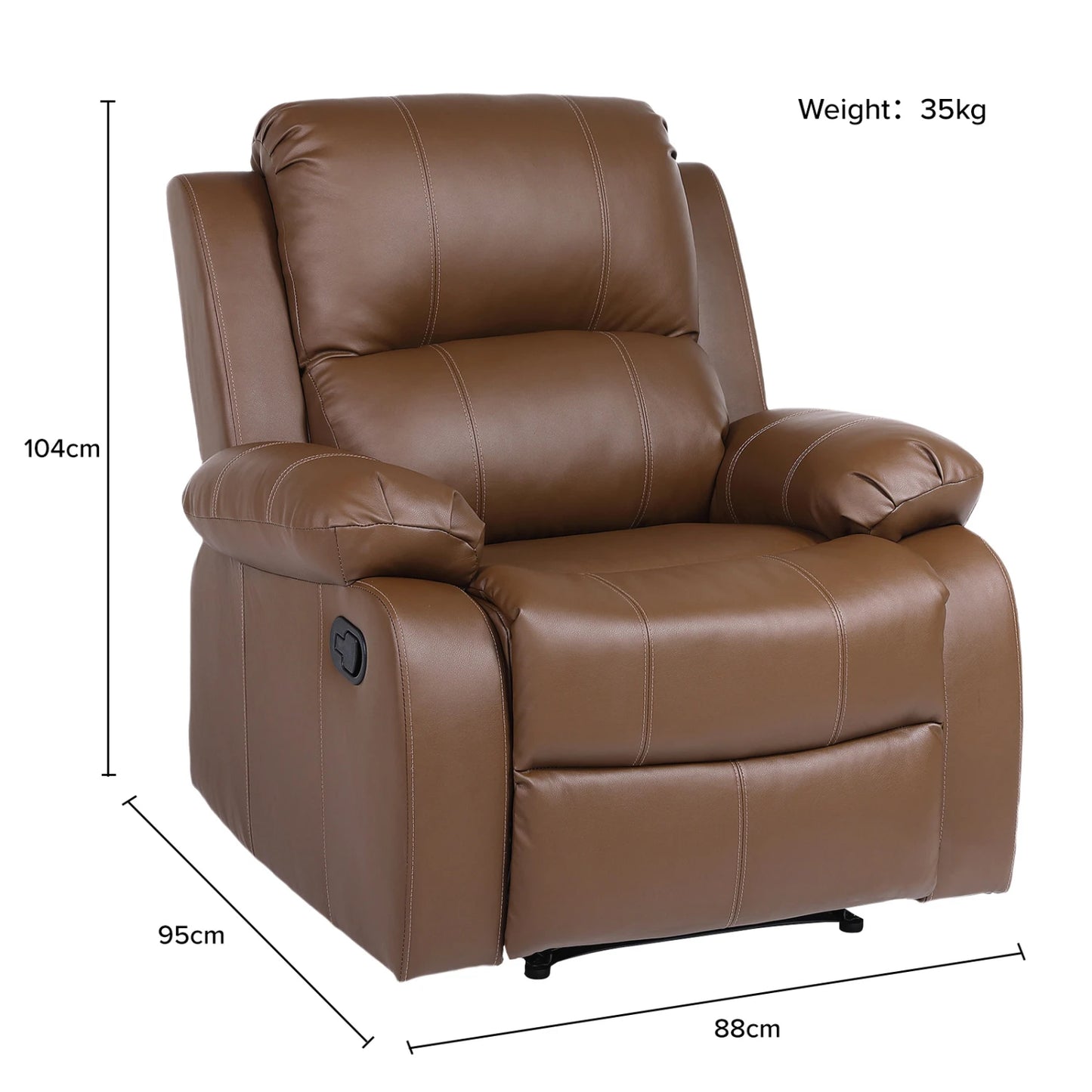 Juego de living reclinable 3+2+1
