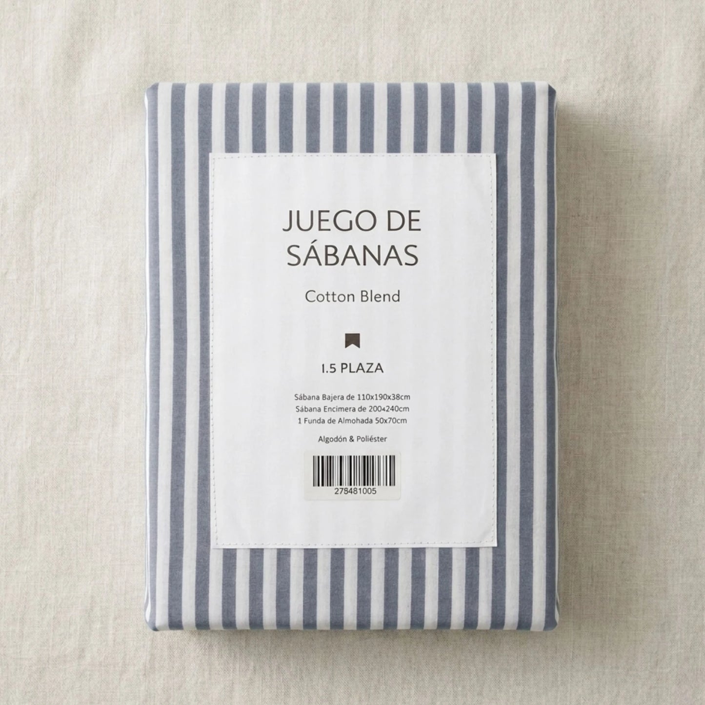 Juego de Sábanas - Plaza y media