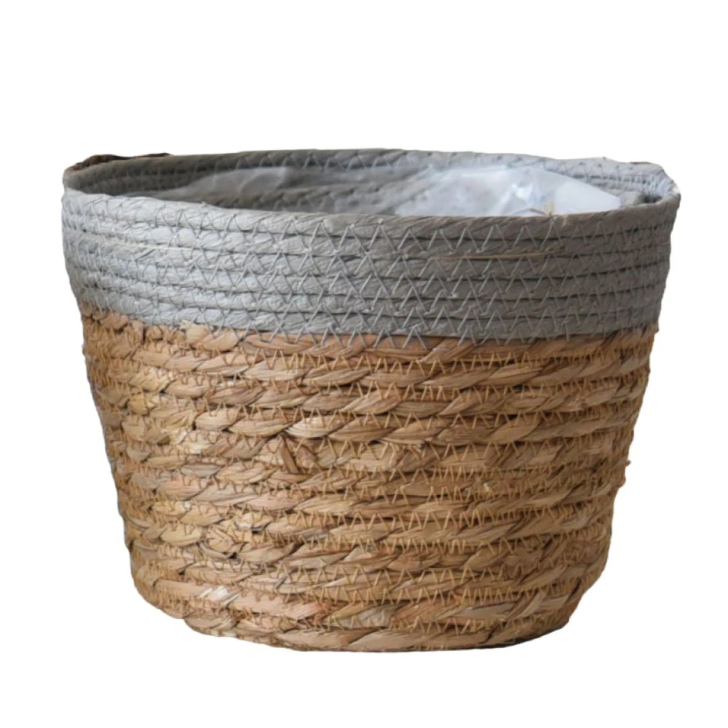 Maceta Seagrass - Gris