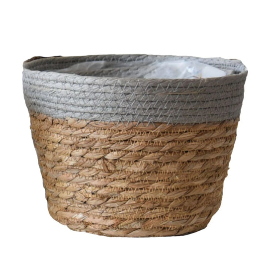 Maceta Seagrass - Gris