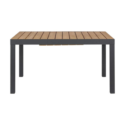 Mesa de jardin extensible Osaka - Negra