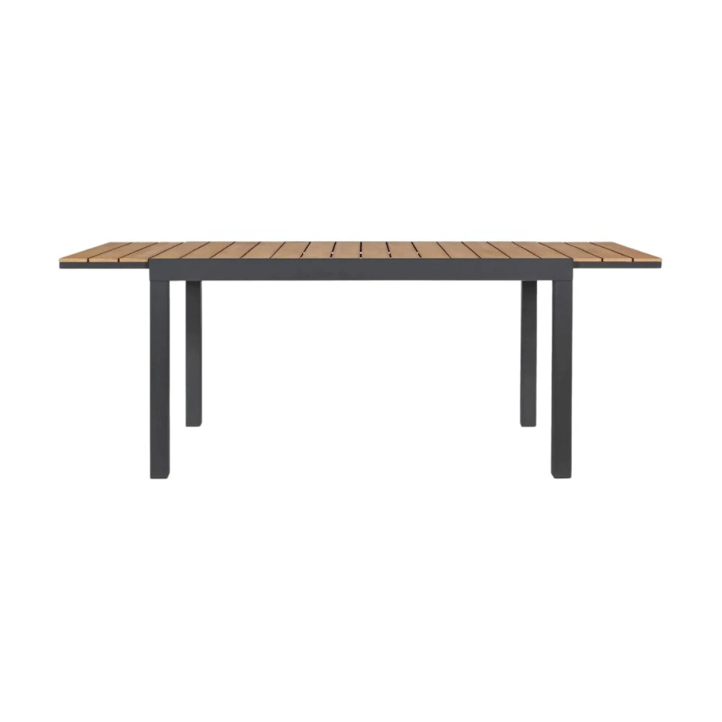 Mesa de jardin extensible Osaka - Negra