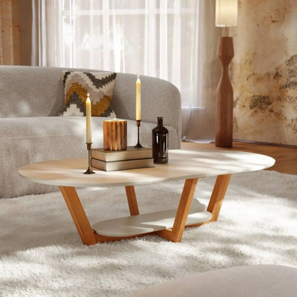 Mesa de living Elegance - Off Withe