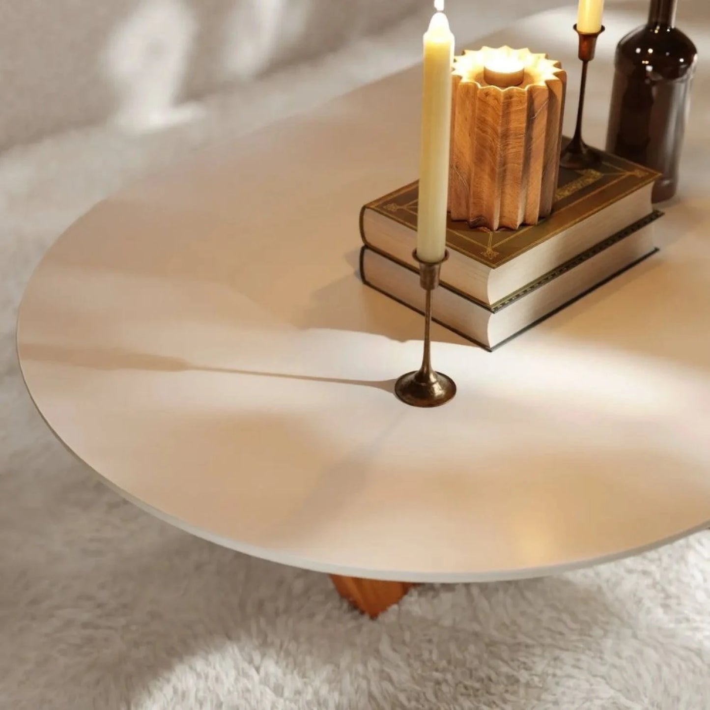 Mesa de living Elegance - Off Withe