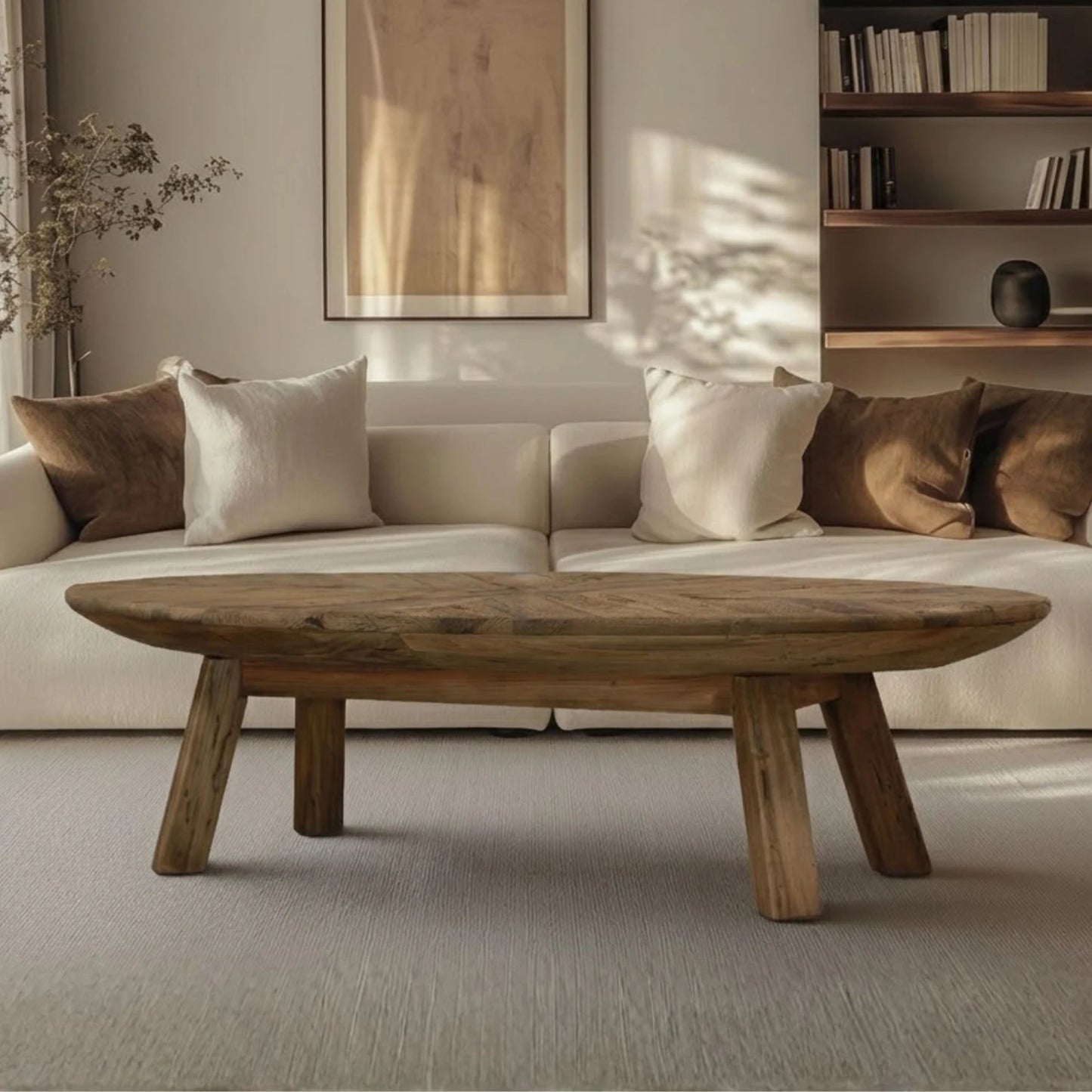 Mesa de living ovalada Linea Rimini