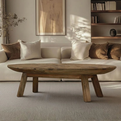 Mesa de living ovalada Linea Rimini