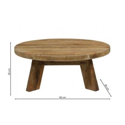 Mesa de living redonda Linea Rimini