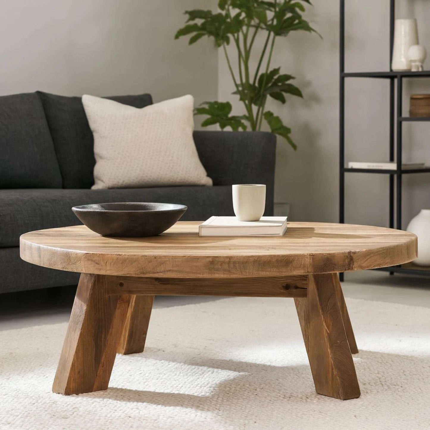 Mesa de living redonda Linea Rimini