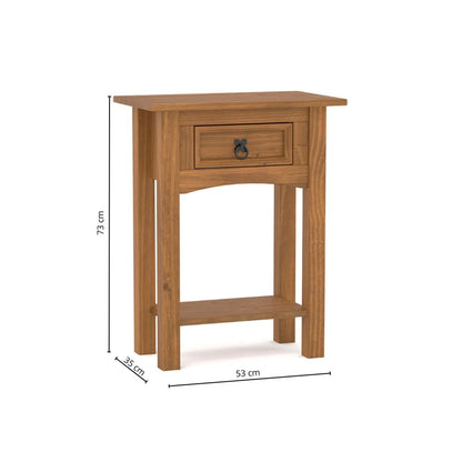 Mesa de Luz 1 Cajón Línea Naturale - Roble