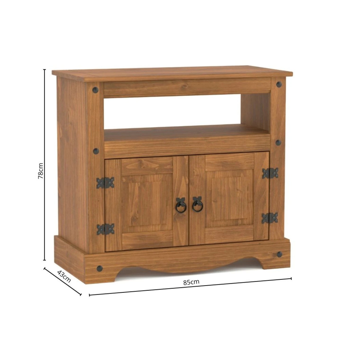 Mesa de tv Linea Naturale - Roble