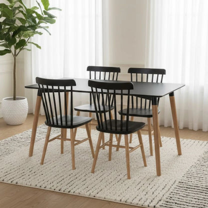 Mesa Eames Rectangular - Negro