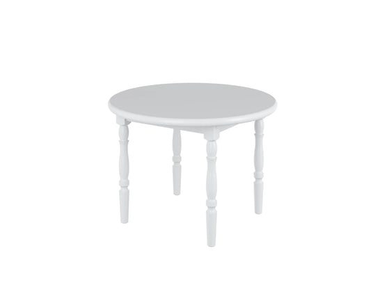 Mesa redonda 105x76 Linea Parma - Blanco