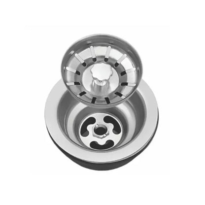 Mesada acero inoxidable pileta al centro 160 cm